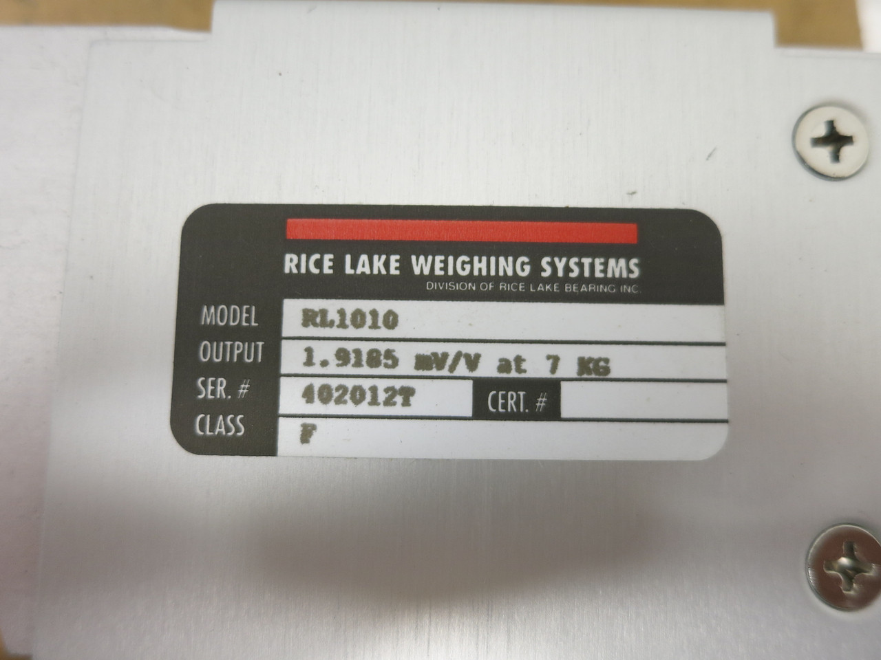 NEW Rice Lake RL1010-7KG Single Point Load Cell 1010 10ft 2mV/V Potted SPT IP67 (DW7011-1)