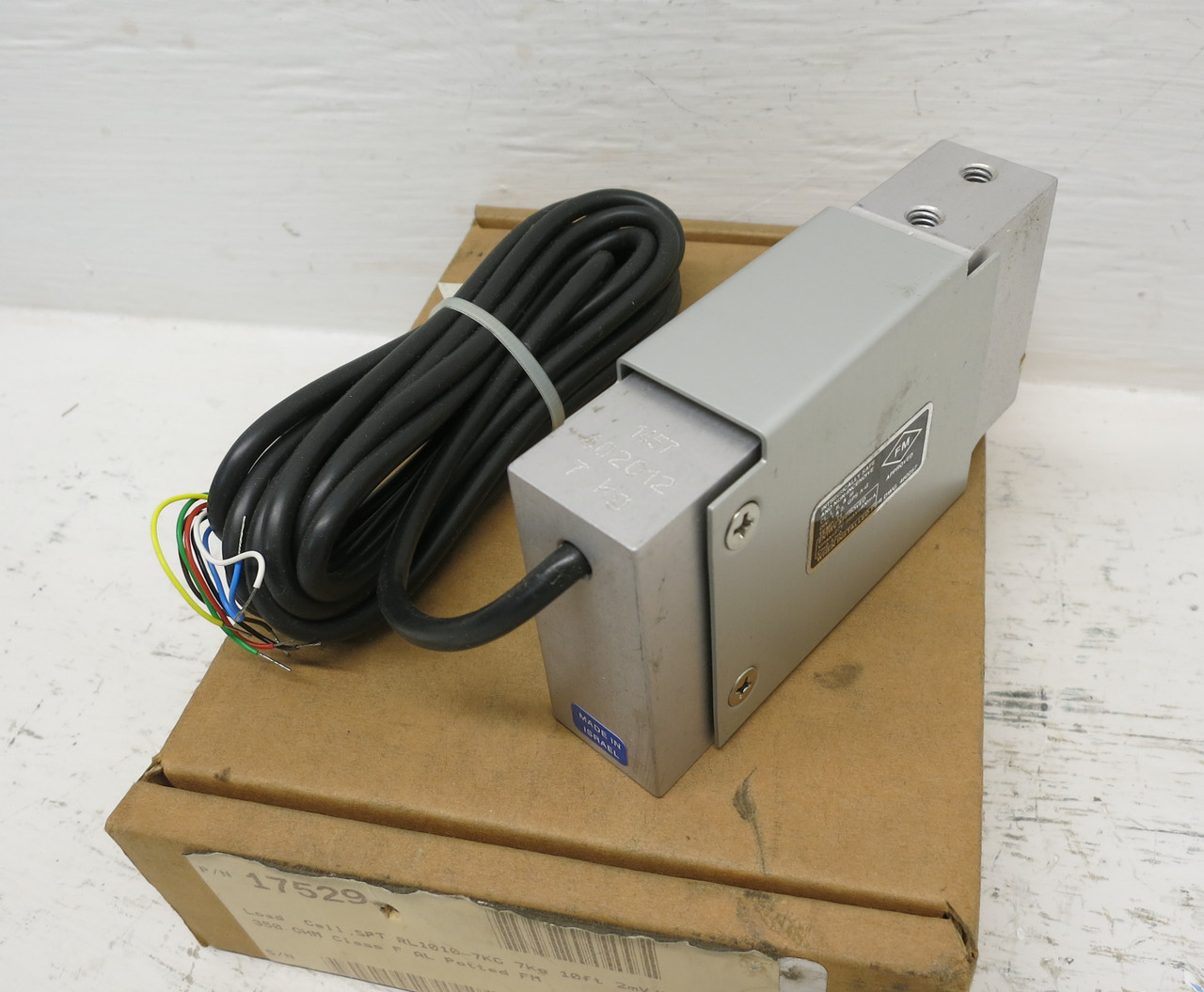 NEW Rice Lake RL1010-7KG Single Point Load Cell 1010 10ft 2mV/V Potted SPT IP67 (DW7011-1)