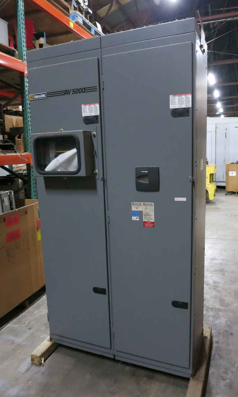 Square D ReactiVar AV5000 BV040045 400kVAR 480V 481A RKF36100U31A HLL36070 NR12 (DW7014-3)