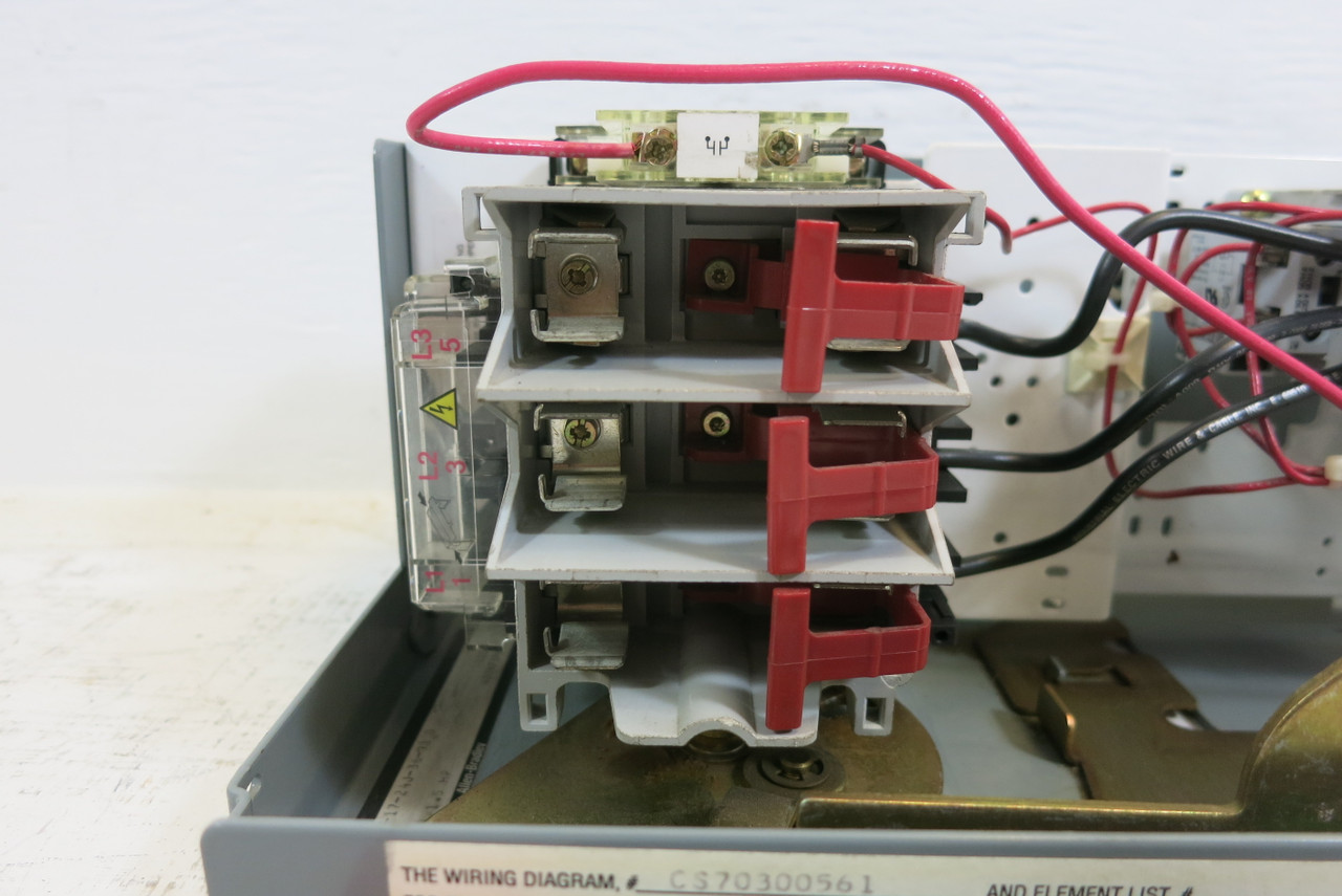 Allen Bradley 2100 Centerline 30 Amp Fusible Size 1 Starter 6" MCC Bucket 30A (BJ1004-3)