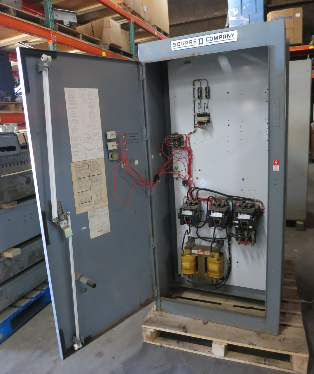 Square D Size 3 50 HP Autotransformer Motor Starter Reduced Voltage 8606 460V (DW7038-2)