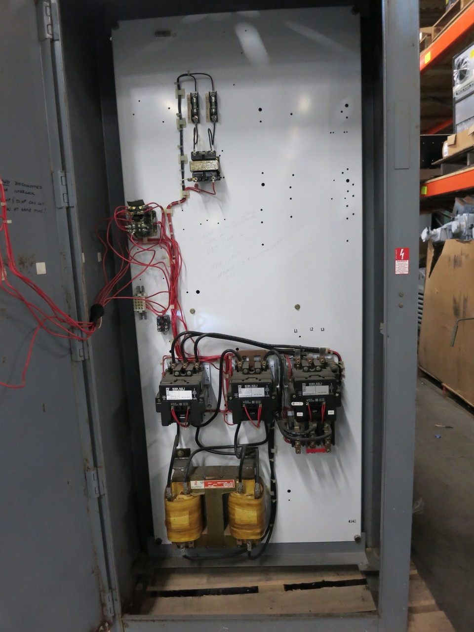 Square D Size 3 50 HP Autotransformer Motor Starter Reduced Voltage 8606 460V (DW7038-2)