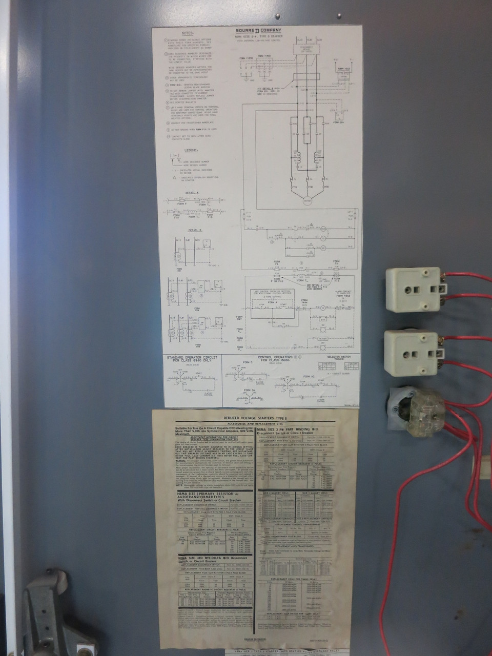 Square D Size 3 50 HP Autotransformer Motor Starter Reduced Voltage 8606 460V (DW7038-2)