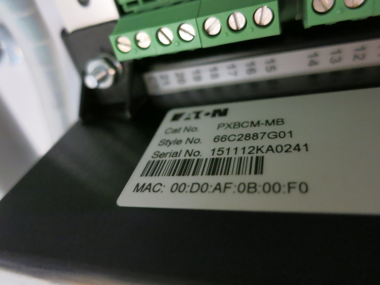 NEW Eaton PXBCM-MB-21-DA Power Xpert Branch Circuit Monitor HMIVU06CUNB1 Display (DW7047-1)