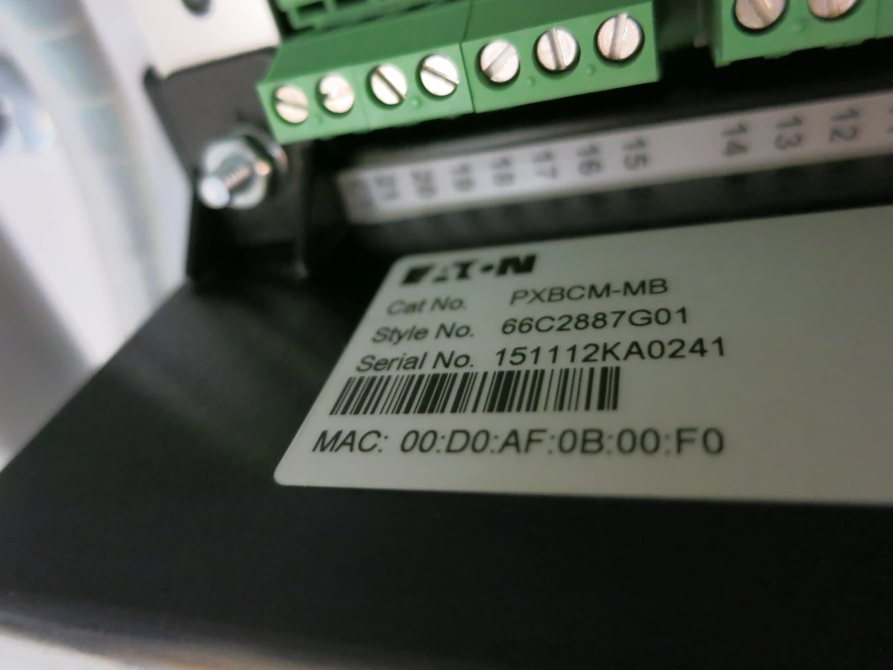 NEW Eaton PXBCM-MB-21-DA Power Xpert Branch Circuit Monitor HMIVU06CUNB1 Display (DW7047-1)