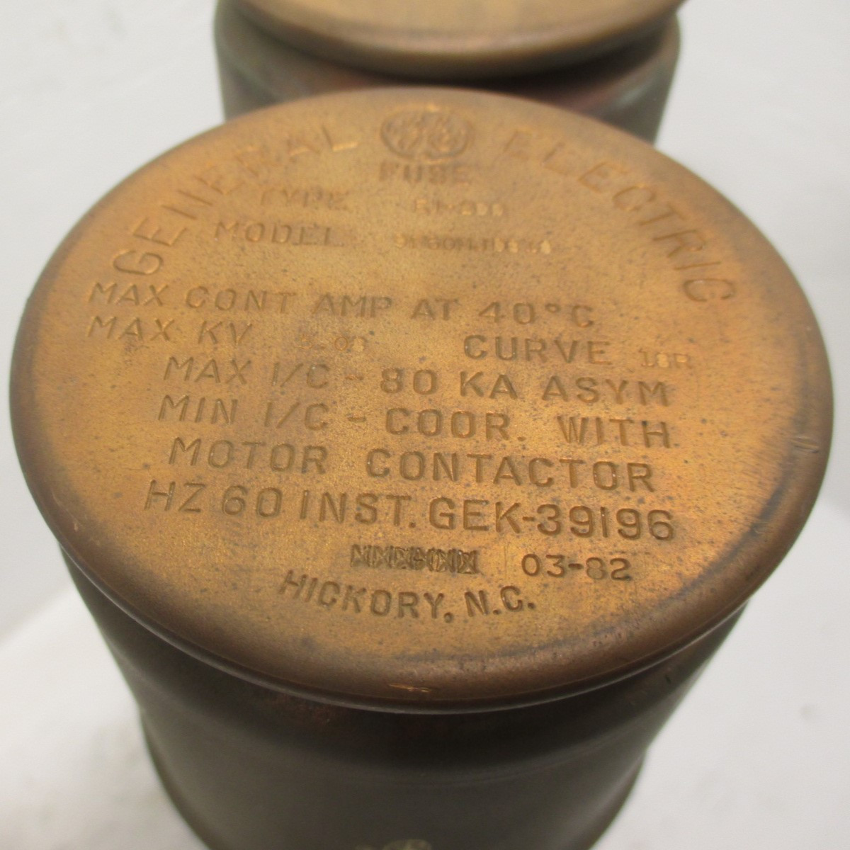 General Electric GE 9F60MJD818 Fuse 18R Type EJ-2DD Size D 5.08 Max KV 60 HZ (AH0499-3)