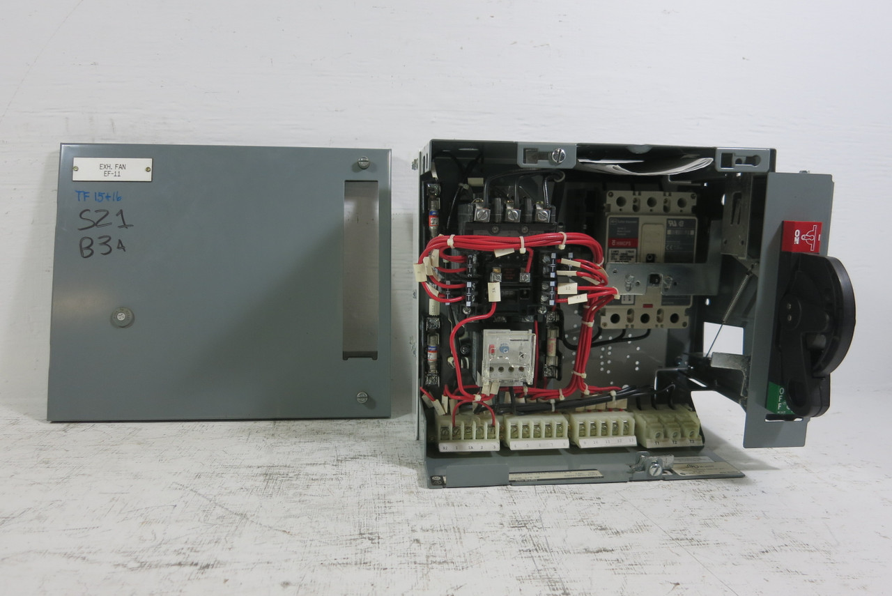 Allen Bradley 2100 Centerline Size 1 Starter 3A Breaker 12" MCC Bucket 3 Amp (BJ1007-15)