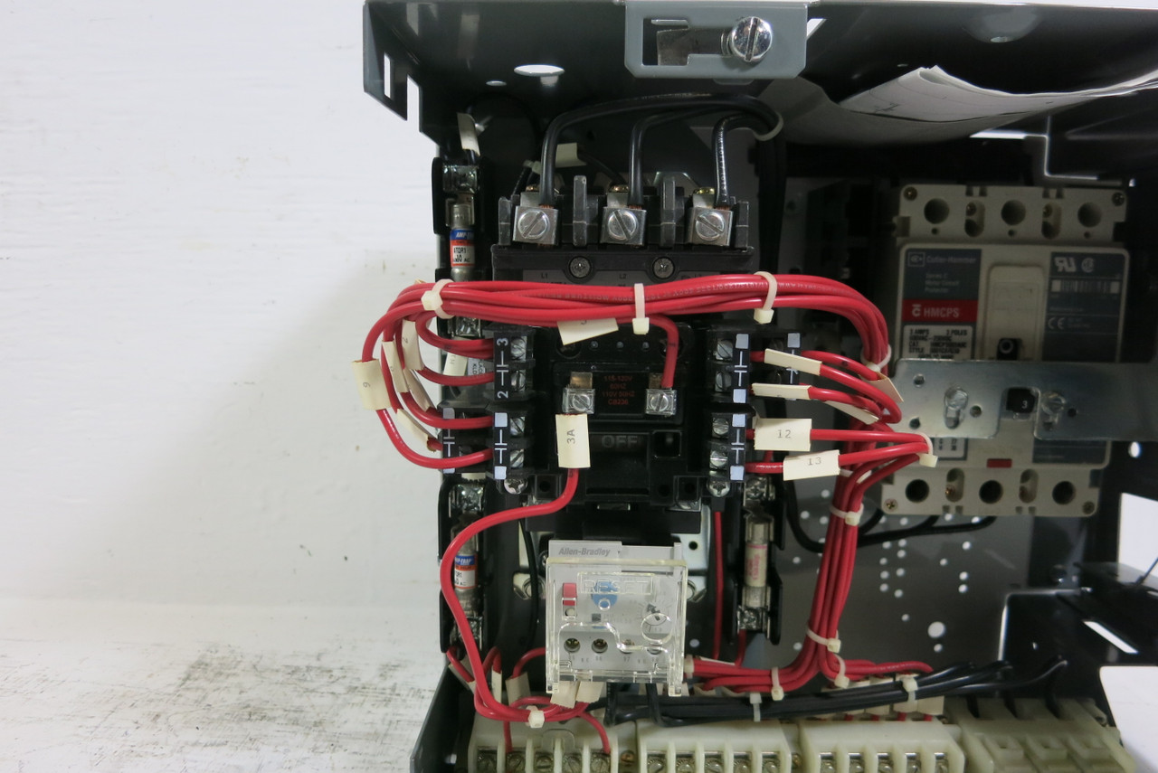 Allen Bradley 2100 Centerline Size 1 Starter 3A Breaker 12" MCC Bucket 3 Amp (BJ1007-15)