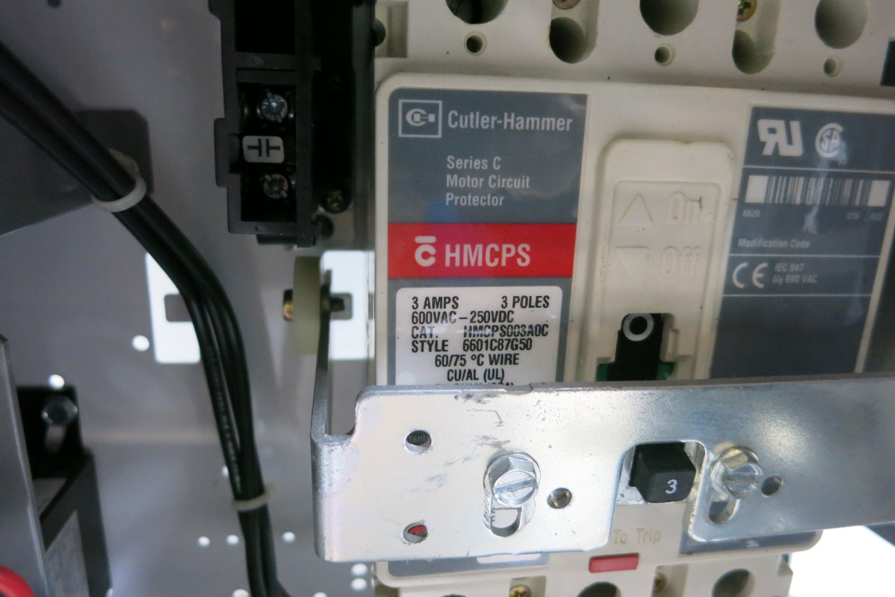 Allen Bradley 2100 Centerline Size 1 Starter 3A Breaker 12" MCC Bucket 3 Amp (BJ1007-15)