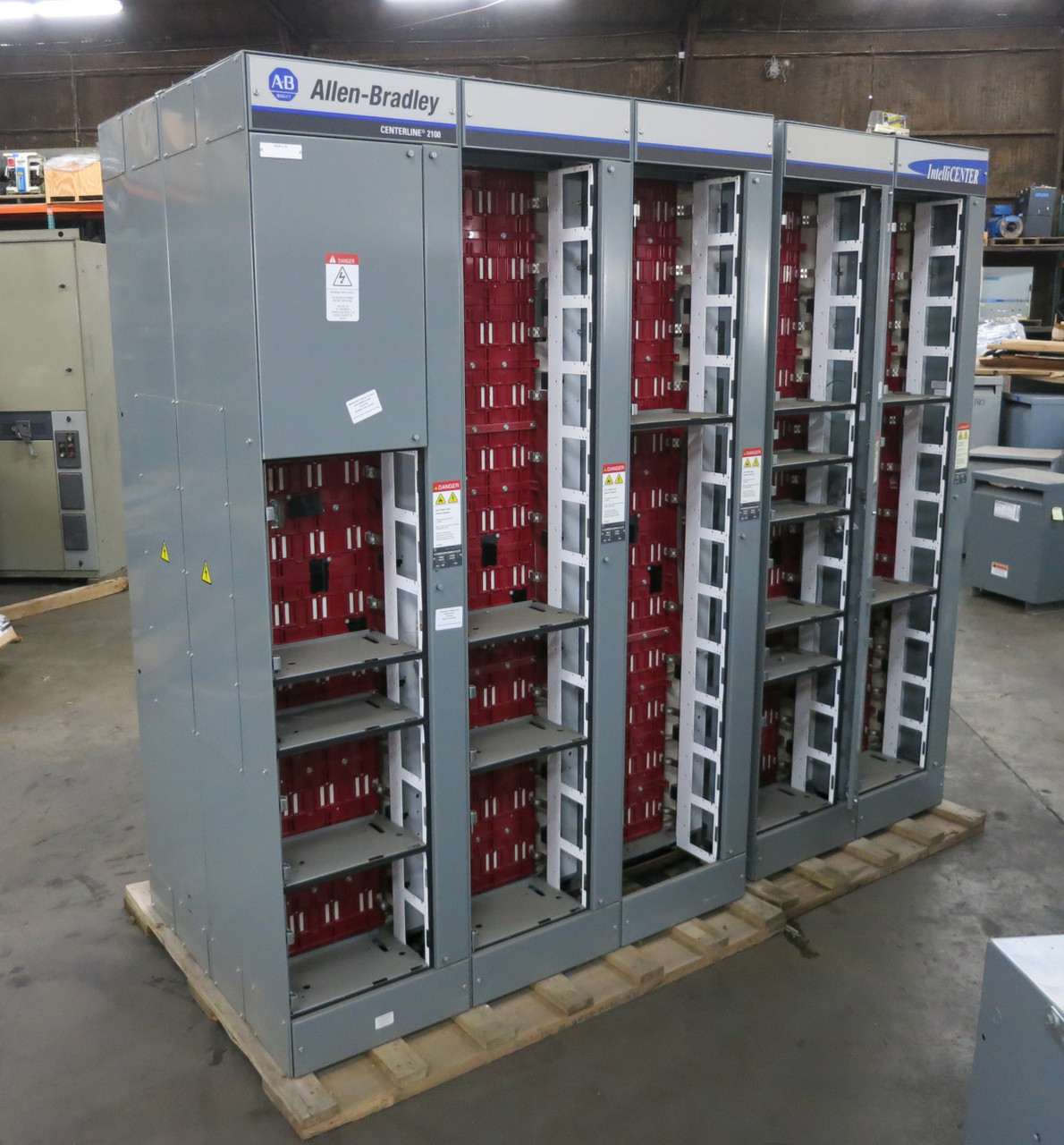 Image of NEW Allen Bradley Centerline 2100 IntelliCENTER 1200A/300A 10x MCC Section 1200