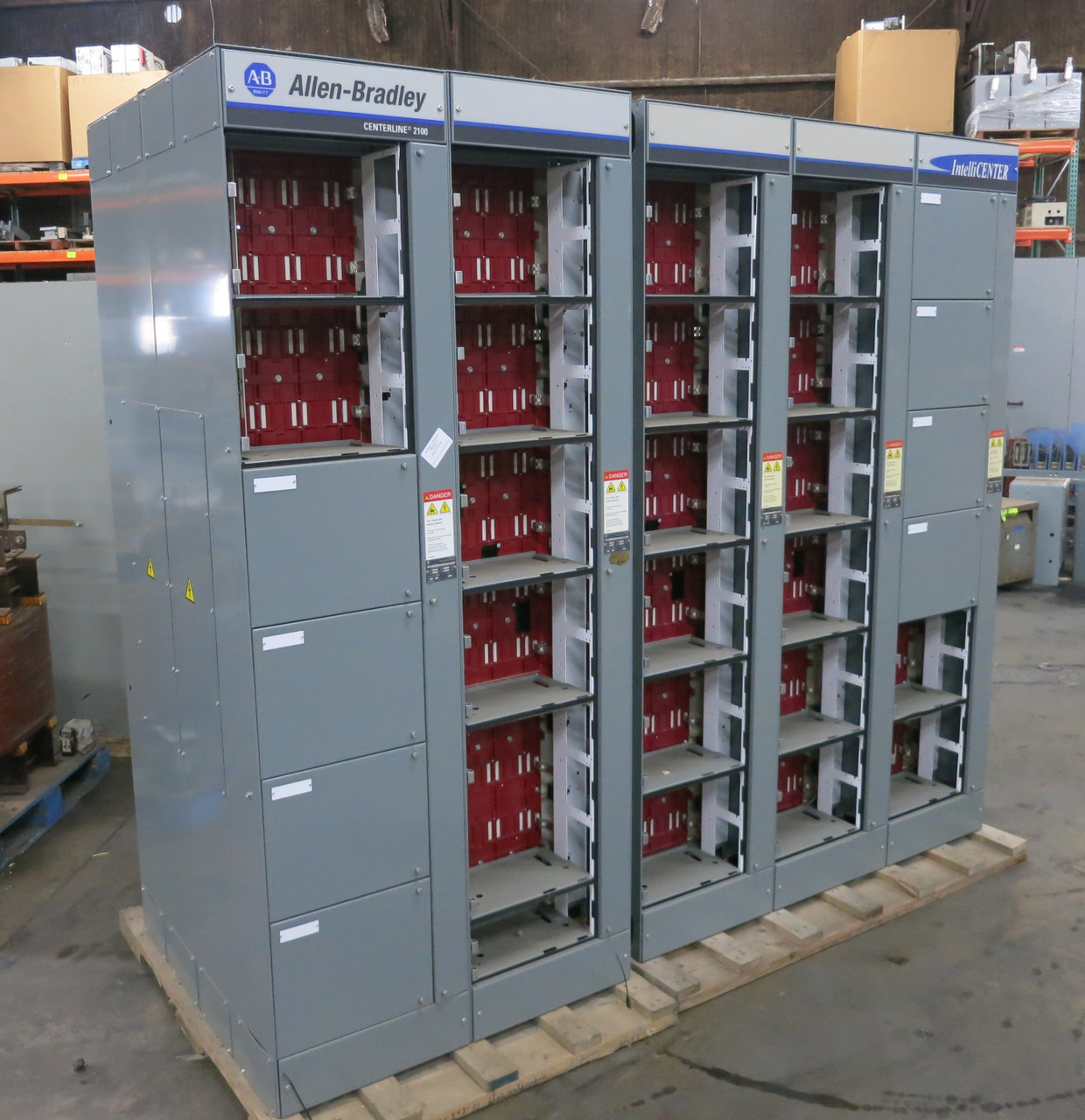 NEW Allen Bradley Centerline 2100 IntelliCENTER 1200A/300A 10x MCC Section 1200 (DW7055-1)