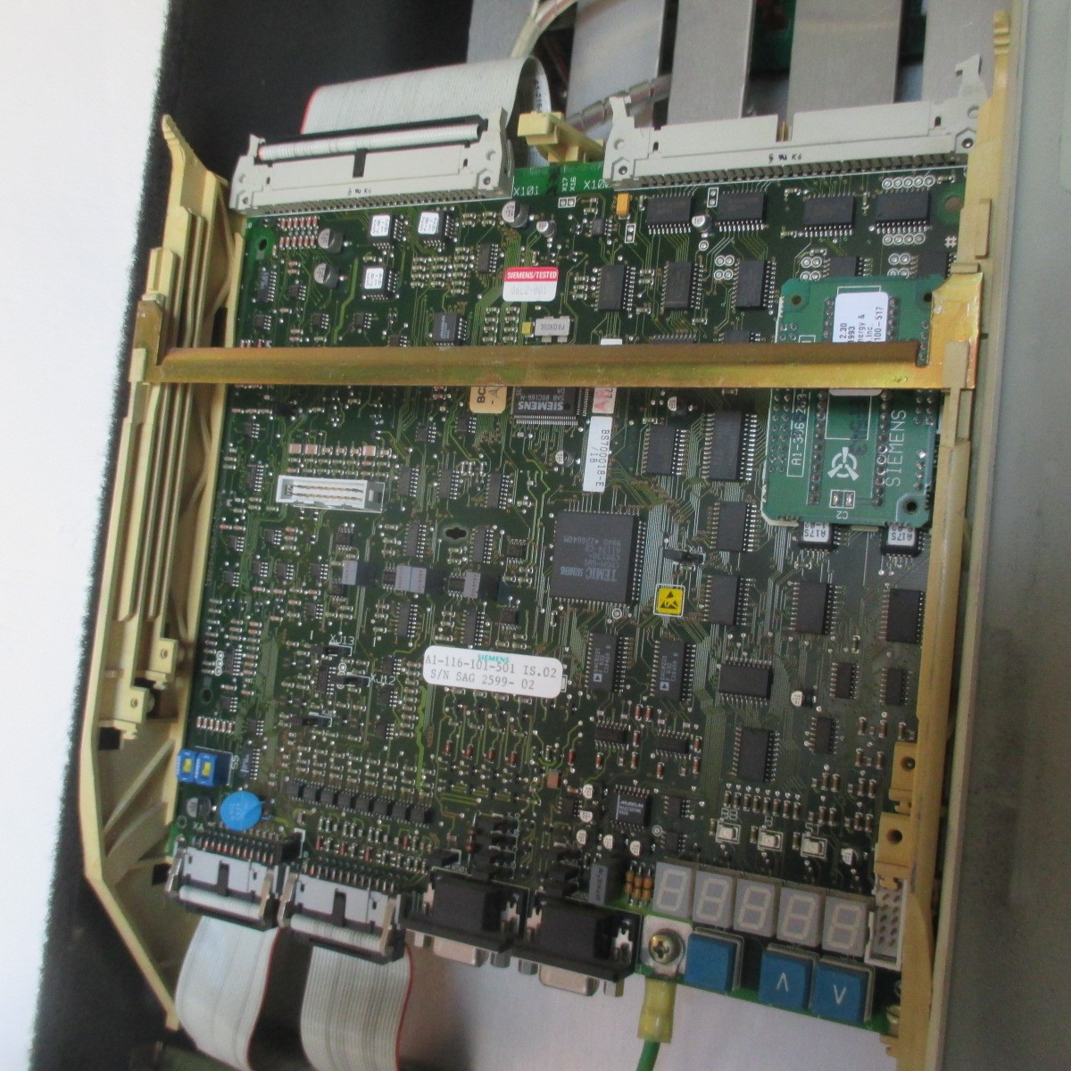 Siemens SIMOREG A1-116-210-513 Microprocessor DC Drive 6RA2483-2FS22 300HP 510A (AH0512-1)