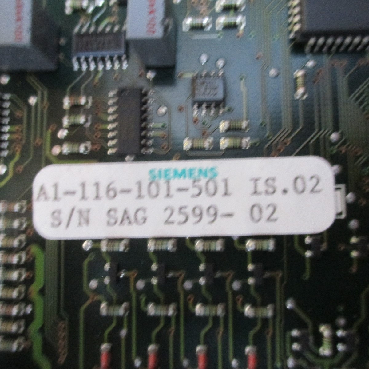 Siemens SIMOREG A1-116-210-513 Microprocessor DC Drive 6RA2483-2FS22 300HP 510A (AH0512-1)