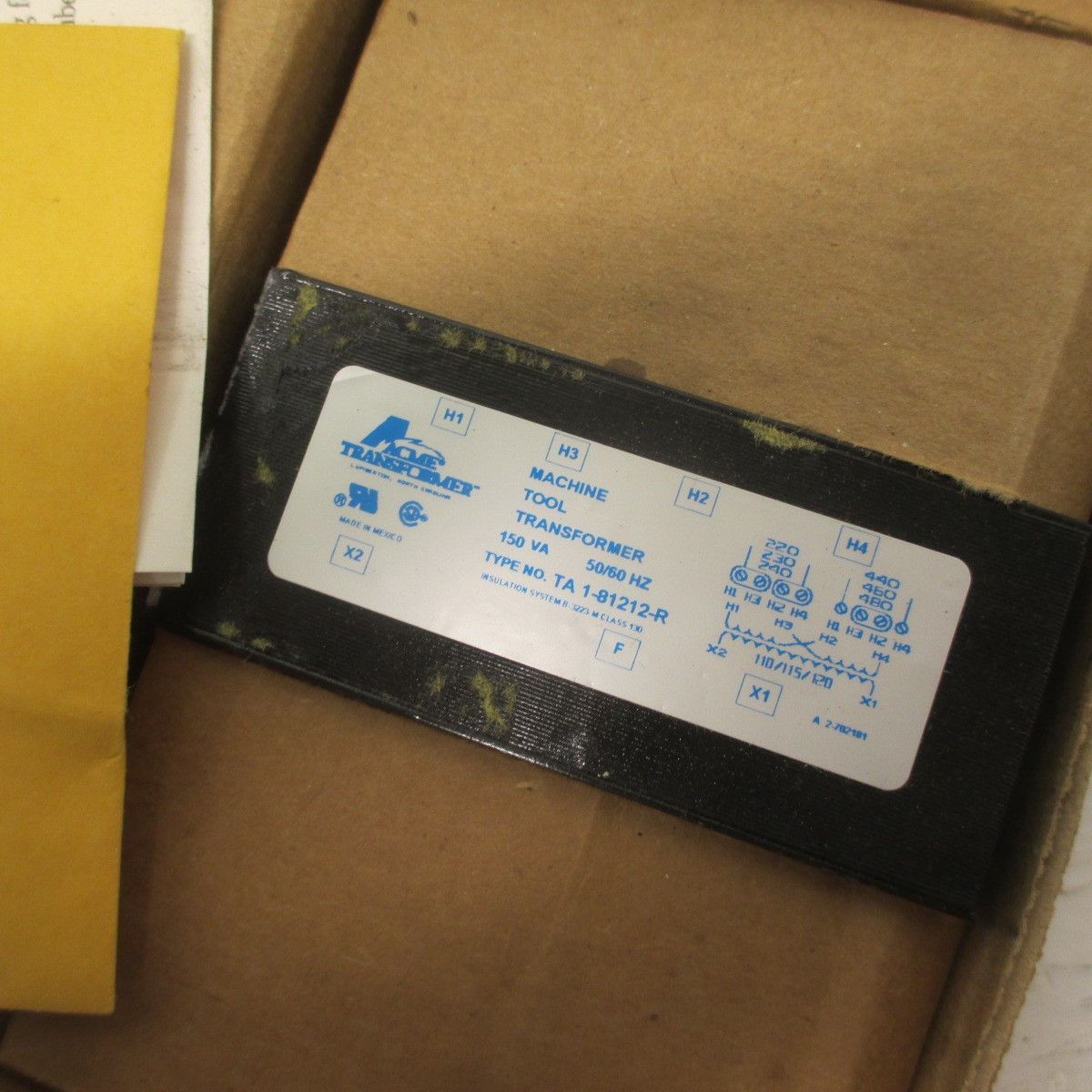 NEW Acme TA-1-81212-R Machine Tool Transformer 150VA 50/60Hz 1PH TA1-81212-R NIB (AH0521-16)