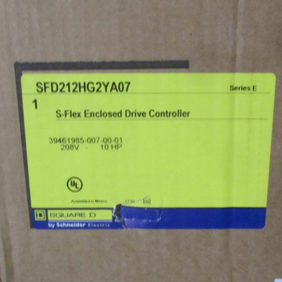 NEW Square D ATV212 S-Flex VS Drive Controller 10 HP Enclosed SFD212HG2Y 208V (AH0528-1)