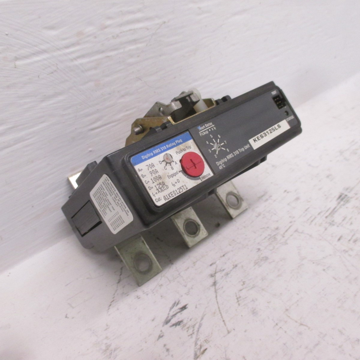 Image of Cutler Hammer KES3125LS Digitrip RMS 310 Trip Unit W/ 70A-125A Plug A1KES125T1