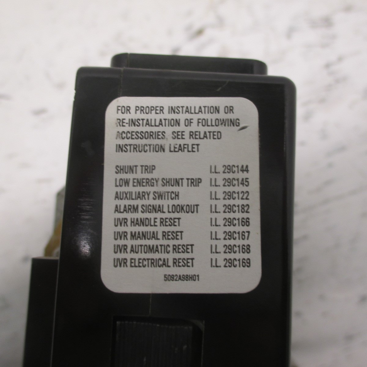 Cutler Hammer KES3125LS Digitrip RMS 310 Trip Unit W/ 70A-125A Plug A1KES125T1 (AH0534-1)