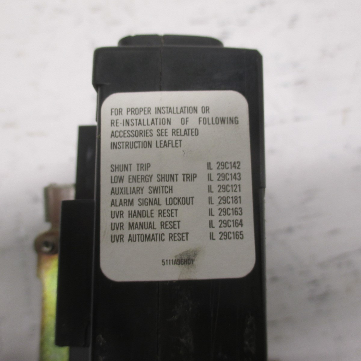 Cutler Hammer JT3175T 175A Thermal Magnetic Circuit Breaker Trip Unit CH 175 Amp (AH0540-1)