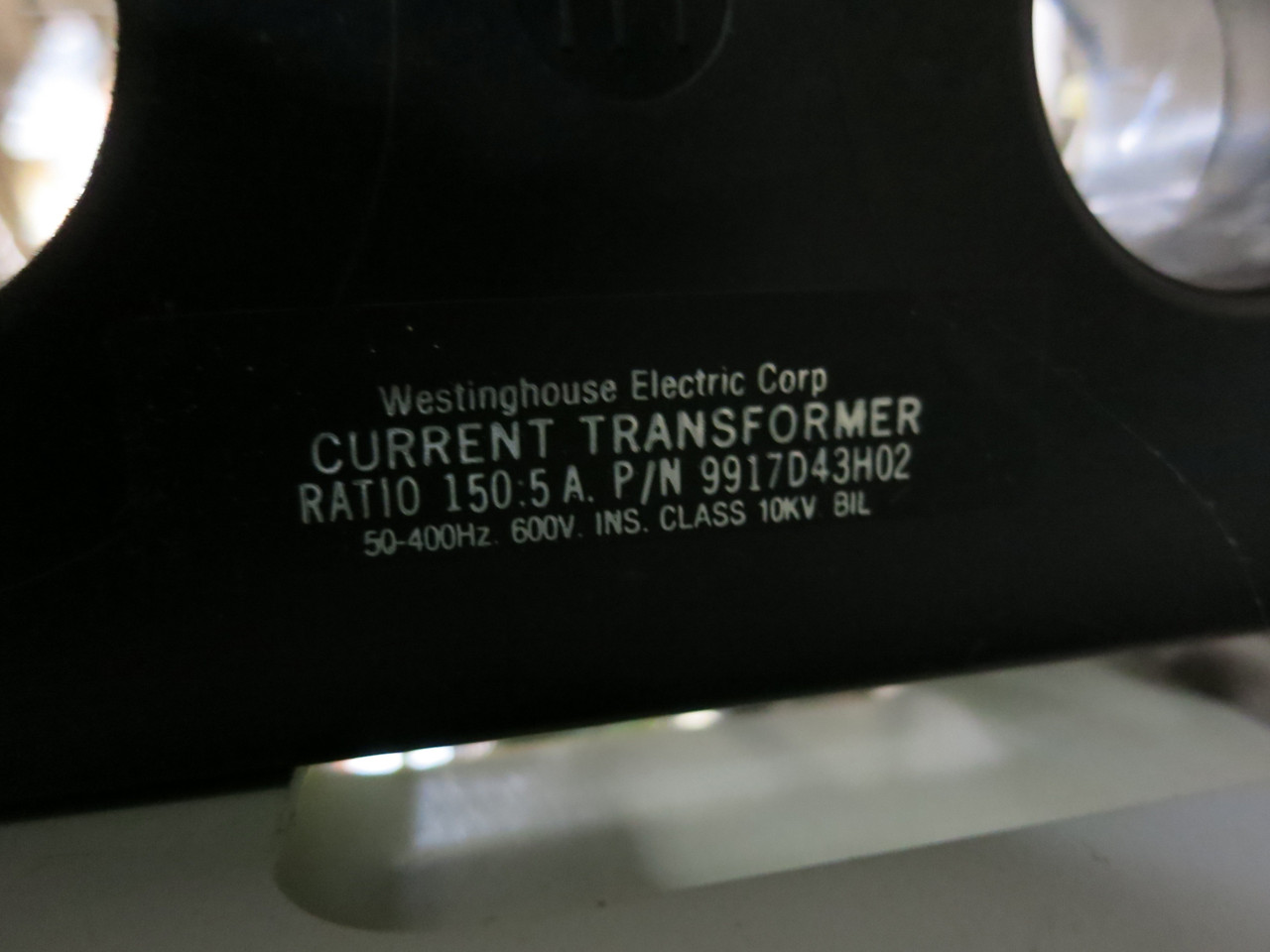Westinghouse SJS50VW420 360A 5kV AC Vacuum Contactor Ampgard 2P Reversing SJS (DW7070-1)