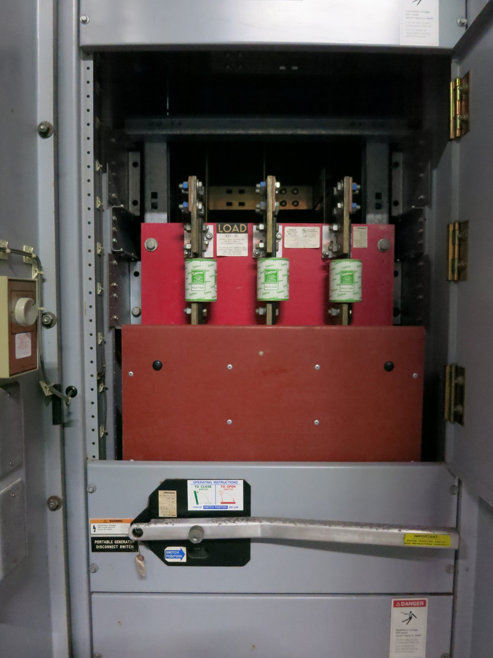 Cutler Hammer 1600A Manual Transfer Switch Board Pringle QA-1633 Pow-R-Line 3R (DW7074-1)