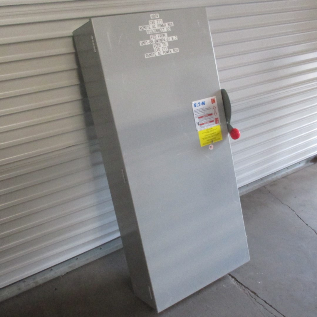 Eaton DH366FGK Series A 600A 600V Fusible Safety Switch Disconnect Ser A Type 1 (AH0545-4)