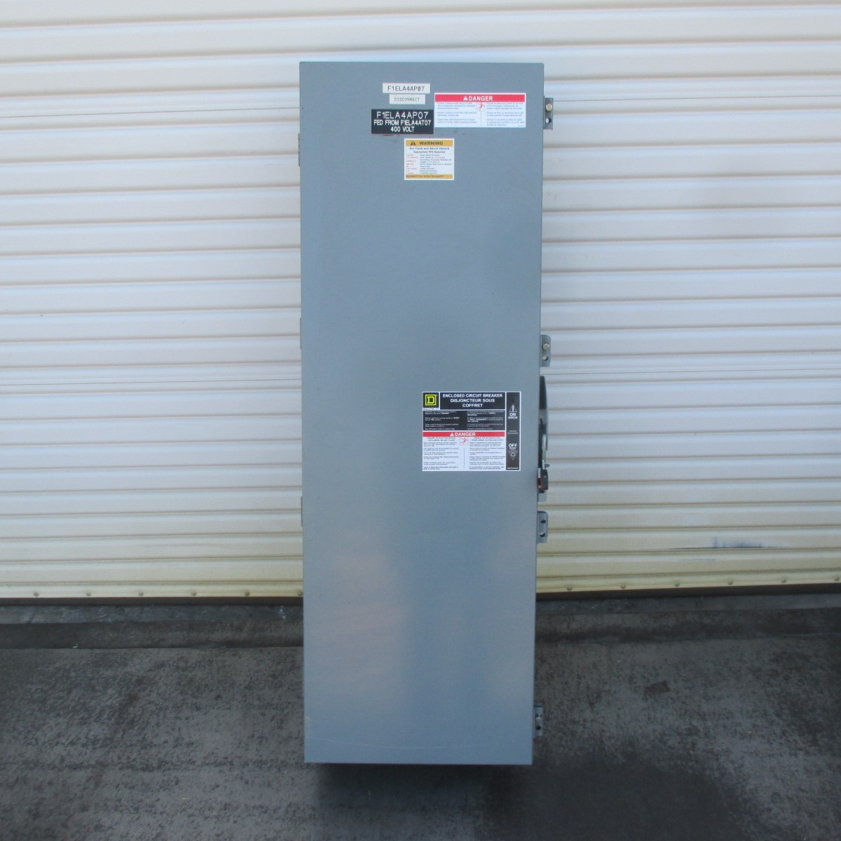 Square D LX-600-AWK 600A 600V Circuit Breaker Enclosure 3R 600 Amp LX600AWK E05 (AH0556-2)