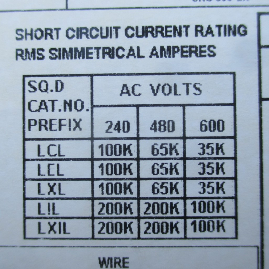 Square D LX-600-AWK 600A 600V Circuit Breaker Enclosure 3R 600 Amp LX600AWK E05 (AH0556-2)