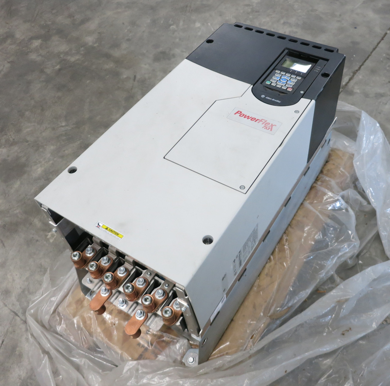 (FOR PARTS) Allen Bradley 125 HP PowerFlex 753 480V AC VS Drive VFD 156A 480 VAC (DW7088-1)