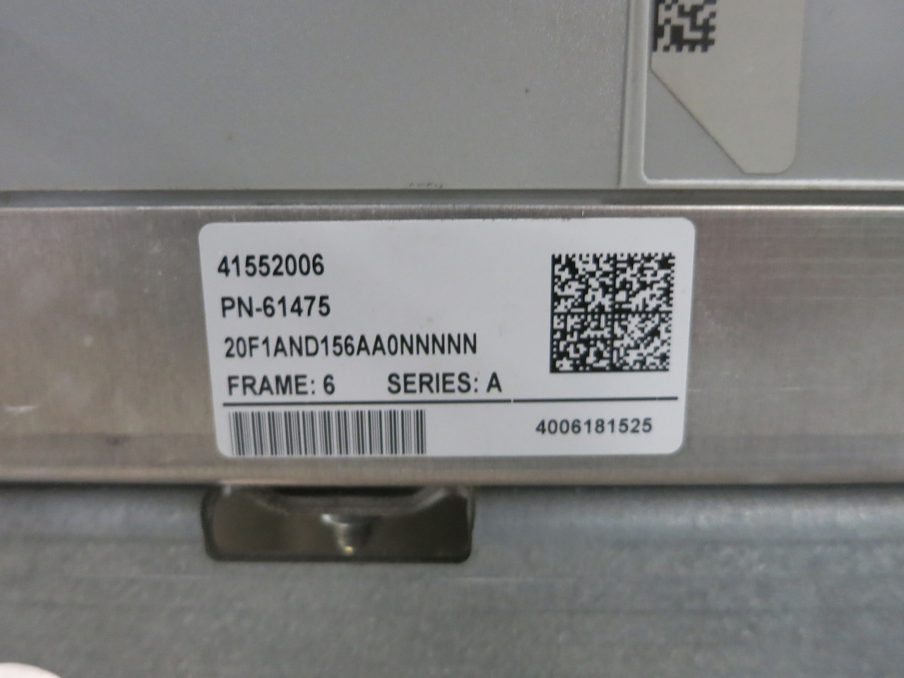 (FOR PARTS) Allen Bradley 125 HP PowerFlex 753 480V AC VS Drive VFD 156A 480 VAC (DW7088-1)