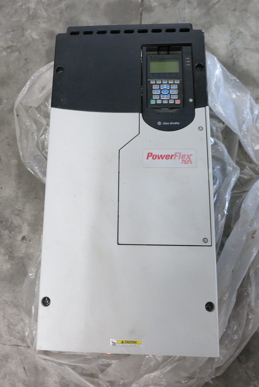 (FOR PARTS) Allen Bradley 125 HP PowerFlex 753 480V AC VS Drive VFD 156A 480 VAC (DW7088-1)
