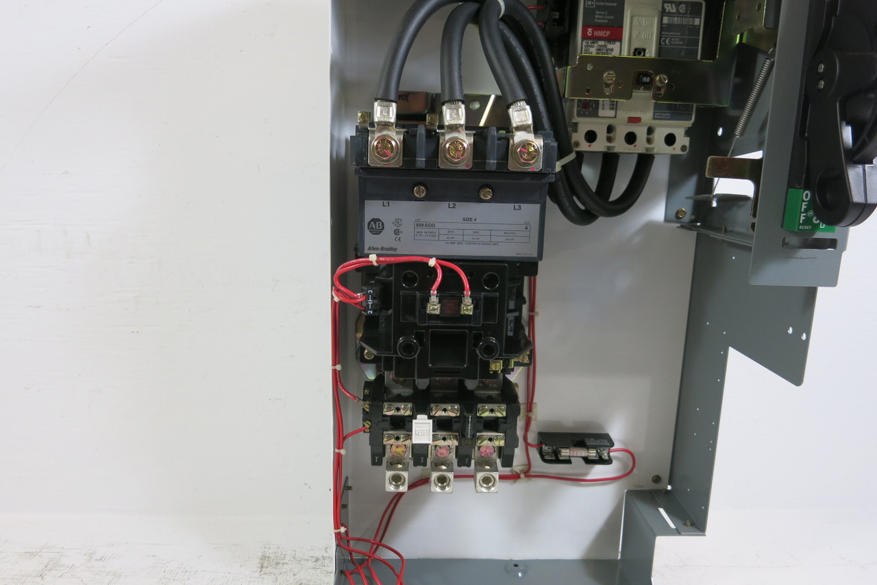 Allen Bradley 2100 Centerline 150A Breaker Size 4 Starter 26" MCC Bucket 150 Amp (BJ1011-2)