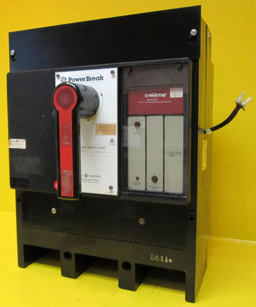 GE Power Break 1200 Amp THPVF5612 Bolt-In Breaker PowerBreak Micro VersaTrip A (PC0004-1)