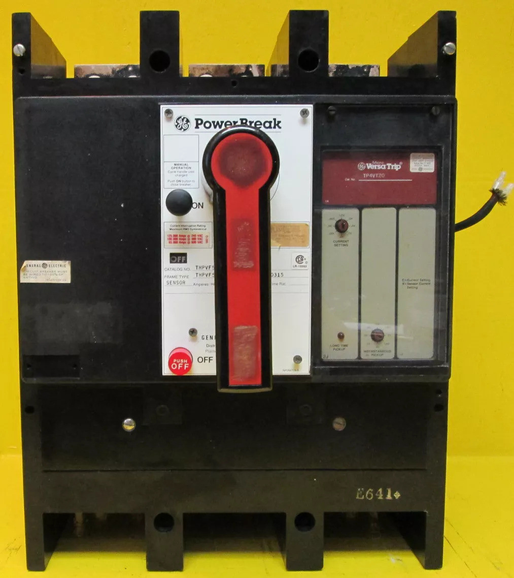 GE Power Break 1200 Amp THPVF5612 Bolt-In Breaker PowerBreak Micro VersaTrip A (PC0004-1)