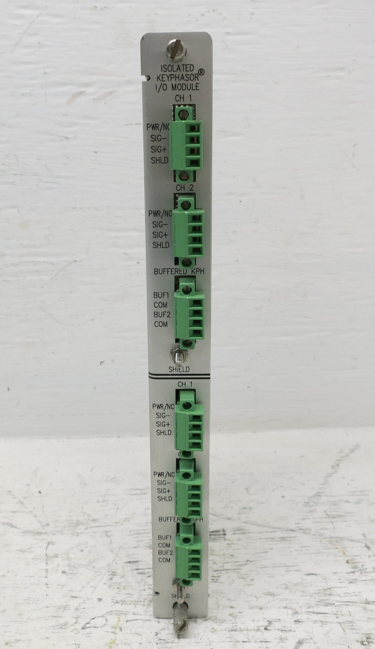 Bently Nevada 125800-02 Isolated Keyphasor I/O Module 3500 PLC 12580002 3500/25 (DW7144-1)