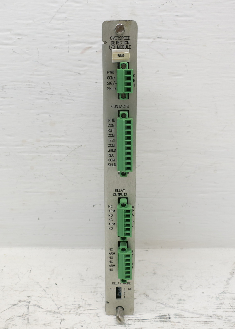 Bently Nevada 133396-01 Overspeed Detection I/O PLC Module 3500 13339601 IO (DW7142-2)