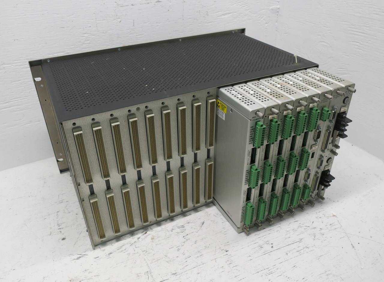 Bently Nevada 3500/05-01-01-00-00-01 PLC Rack Chassis w Power Supply Modules (DW7141-1)