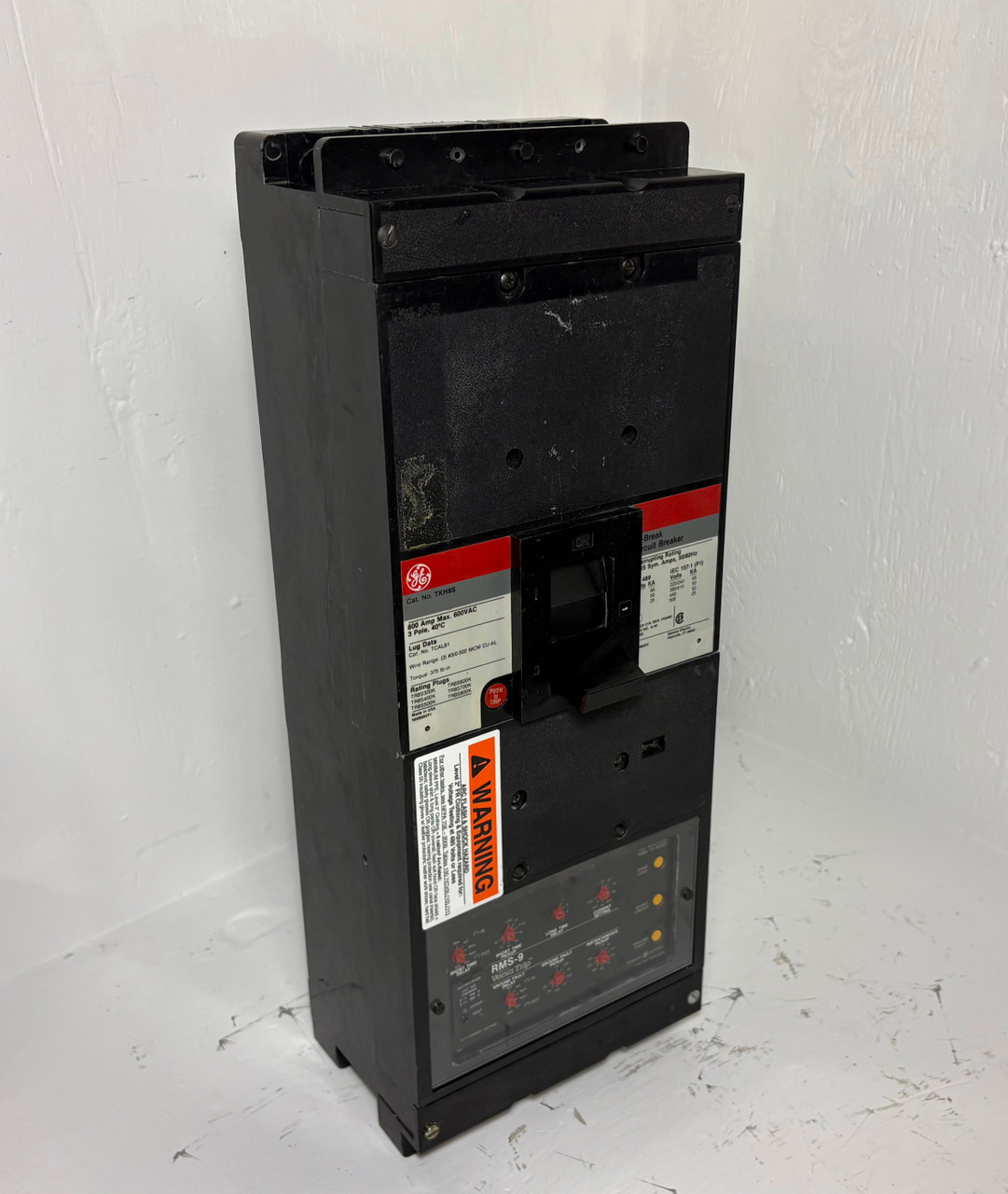 GE TKH8S 800A Hi-Break LSIG Circuit Breaker w/ 800 Amp Plug 3P General Electric (EM5468-1)