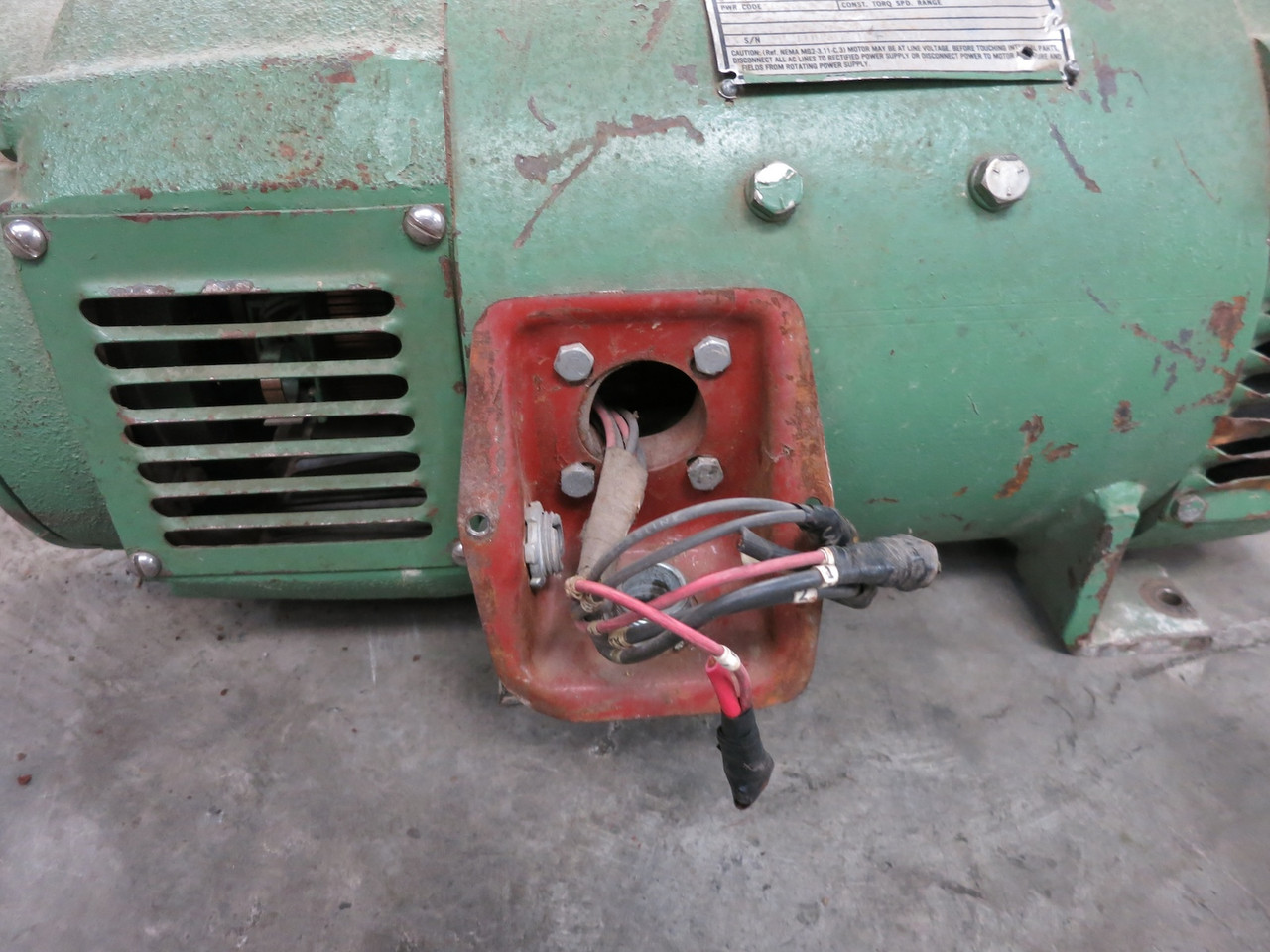 SIC 10 HP DC Motor 240V 1750 RPM Frame 219AT Encl DPFG 17.2A 17.2 Amp 10HP (DW7189-1)