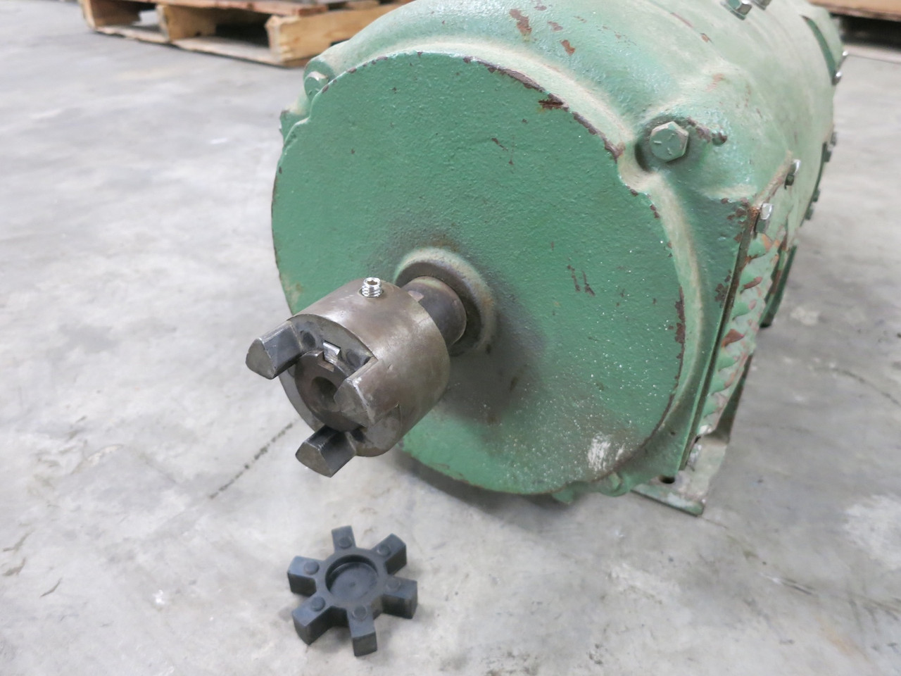 SIC 10 HP DC Motor 240V 1750 RPM Frame 219AT Encl DPFG 17.2A 17.2 Amp 10HP (DW7189-1)