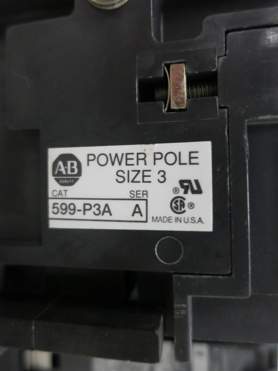 Allen Bradley 500-DOD950 Size 3 Motor Contactor 120V Coil 5P 599-P3A 500-D0D950 (DW7192-4)