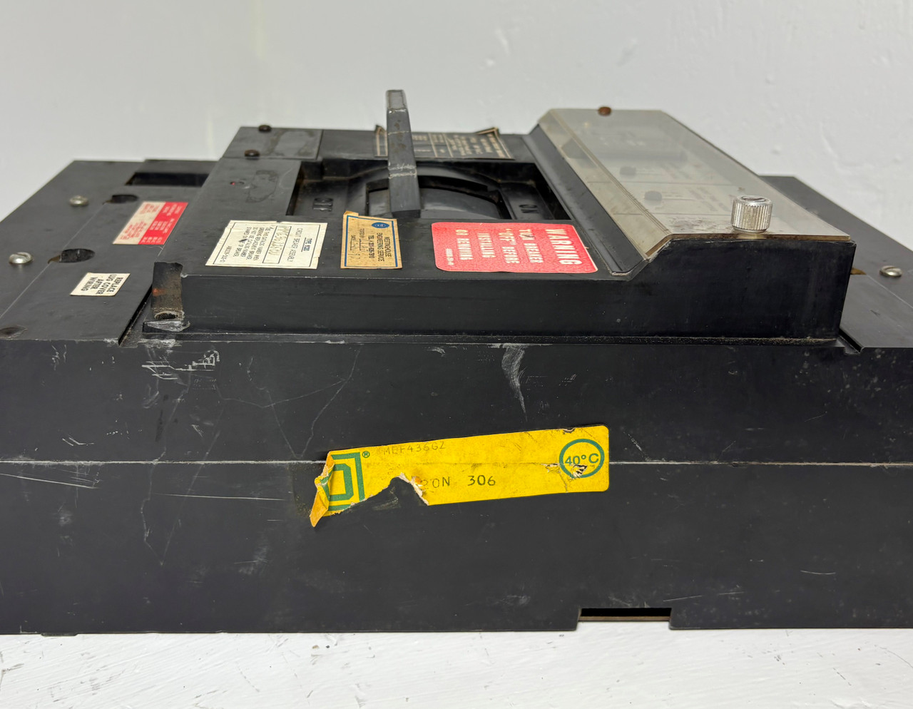 Square D MEF436GZ 400A ME Circuit Breaker w/ 150 Amp Plug Type MEL 600V Ground (EM5498-1)