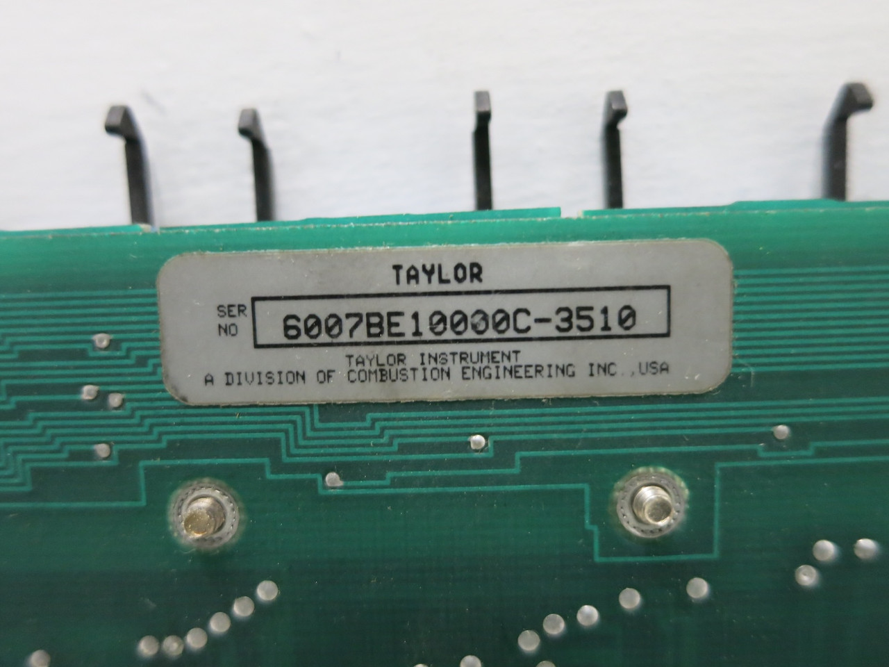 Taylor 6007BE10000C Circuit Board PLC Module Card 125P2634-1 Instrument PCB (DW7216-1)