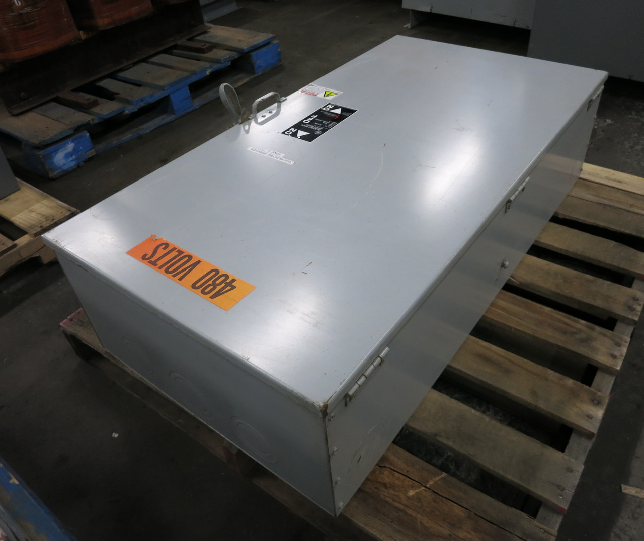 GE TC35366 600A 600V Double Throw Safety Switch 600 Amp Manual Transfer 480V 8 (DW7219-1)