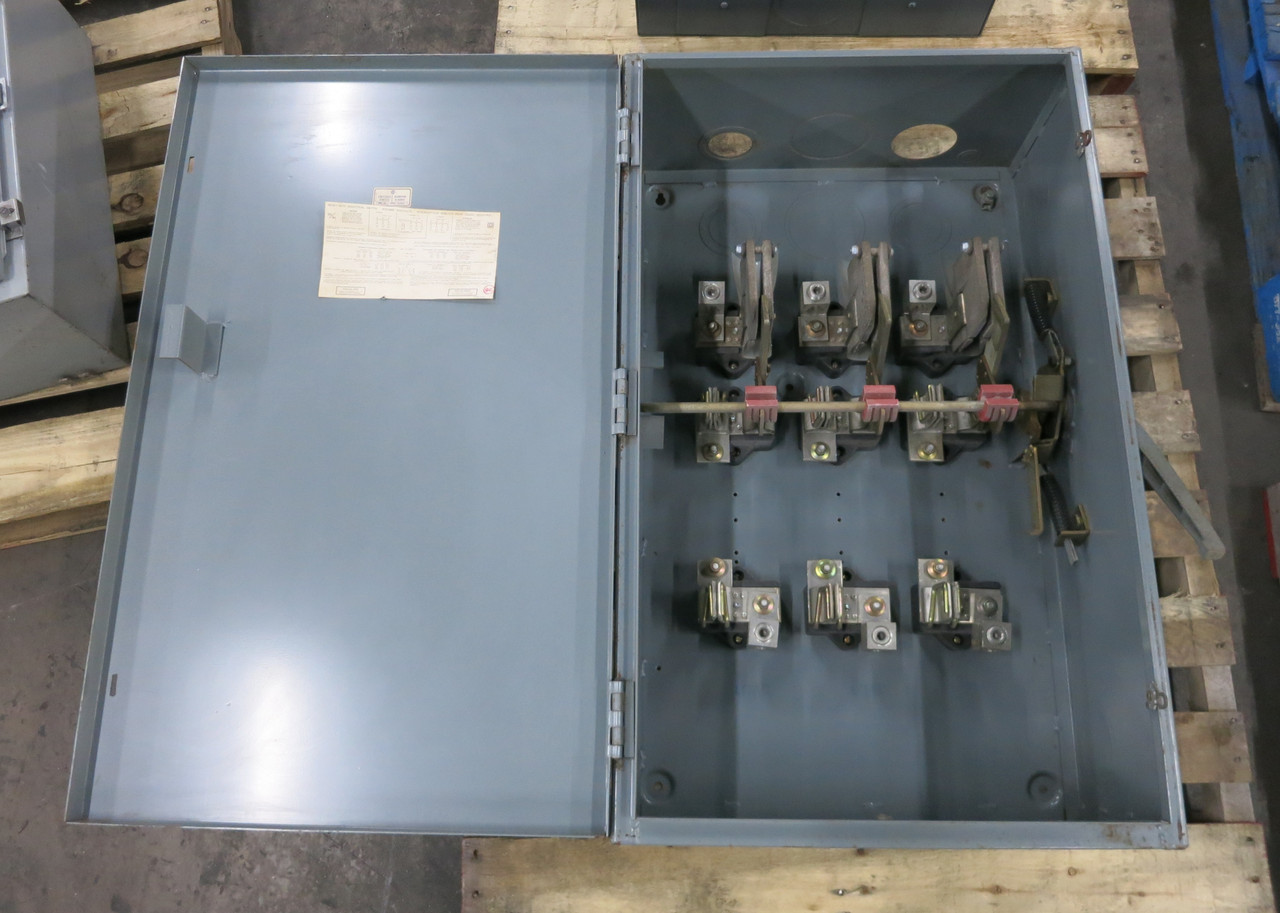 Square D A86345 T5 400A 600V Fusible Heavy Duty Safety Switch Disconnect 400 Amp (DW7222-1)