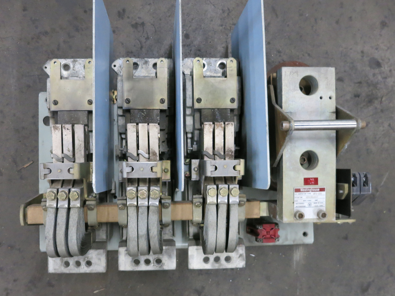 Westinghouse 455A586G03 Size 8 GPD-830 AC Motor Contactor 438C805G10 ...