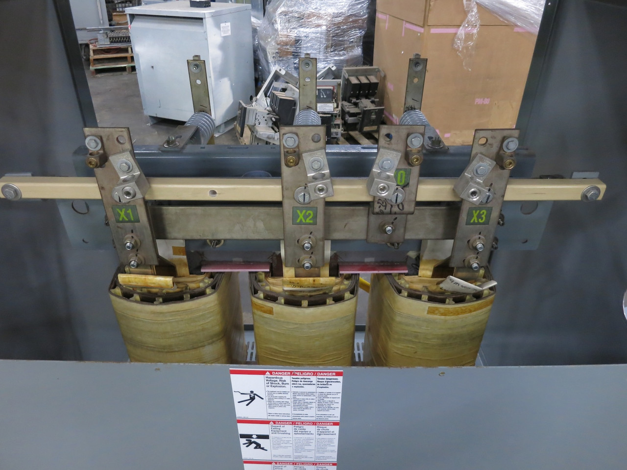 Square D 112 kVA 4160 Delta to 280Y/120 V 3PH Dry Type Transformer 112T18H 4160V (DW7234-1)