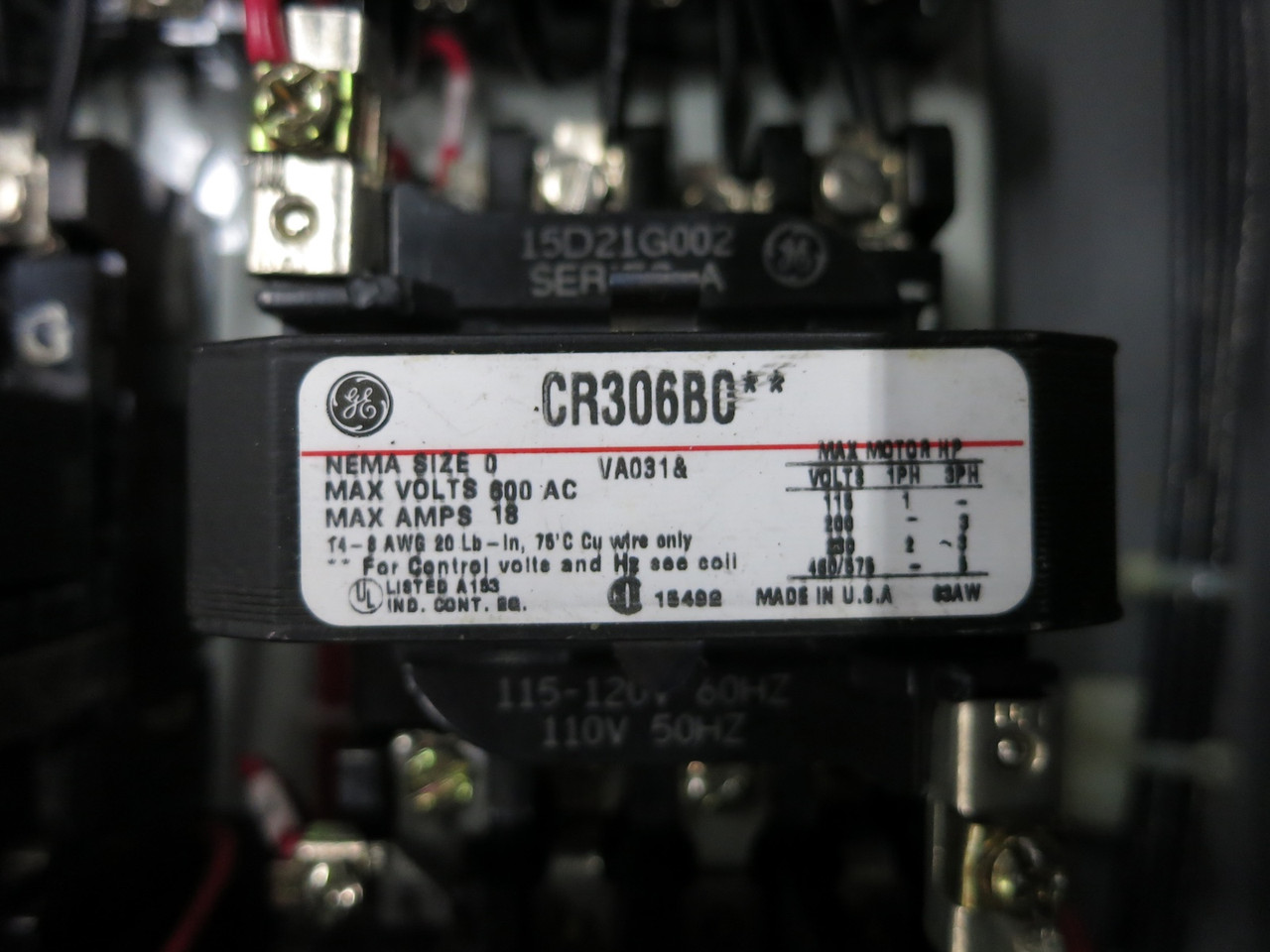 NEW Yorkaire CP-ECB-3 30A 460V Motor Control Panel 5 HP 10 FLA DNC-T2010-A10 (DW7247-1)