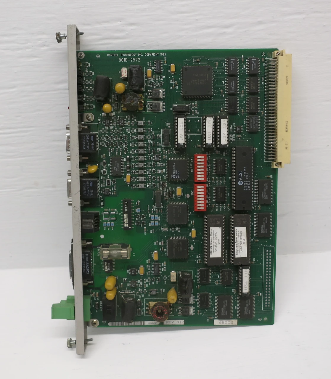 CTI 901E-2572 Ethernet TCP/IP PLC Module Card Control Technology 901E2572 (DW7255-1)