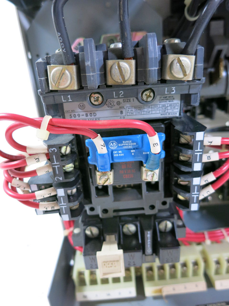Allen Bradley 2100 Centerline 30A Fusible Size 1 Starter 12" MCC Bucket 30 Amp (EBI0375-248)