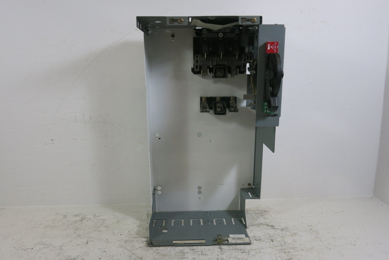 Allen Bradley 2100 Centerline 30 Amp Fusible 26" Feeder MCC Bucket AB 30A (BJ1018-1)